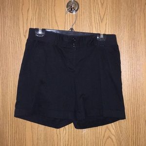 Atelier black chino shorts